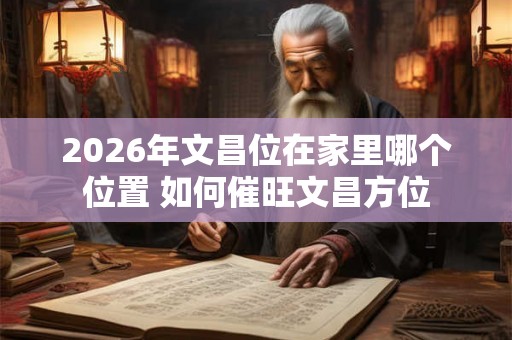 2026年文昌位在家里哪个位置 如何催旺文昌方位