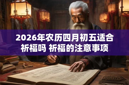 2026年农历四月初五适合祈福吗 祈福的注意事项