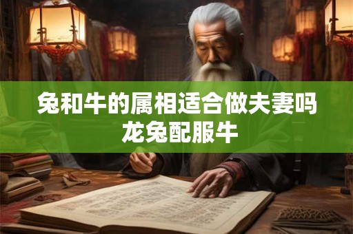 兔和牛的属相适合做夫妻吗 龙兔配服牛