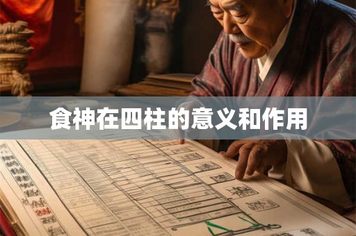 食神在四柱的意义和作用