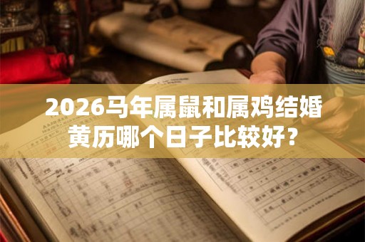 2026马年属鼠和属鸡结婚黄历哪个日子比较好？