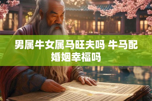 男属牛女属马旺夫吗 牛马配婚姻幸福吗