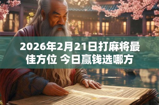 2026年2月21日打麻将最佳方位 今日赢钱选哪方 2026年2月21日打麻将最佳方位 今日赢钱选哪方