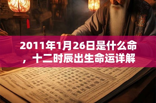 2011年1月26日是什么命，十二时辰出生命运详解