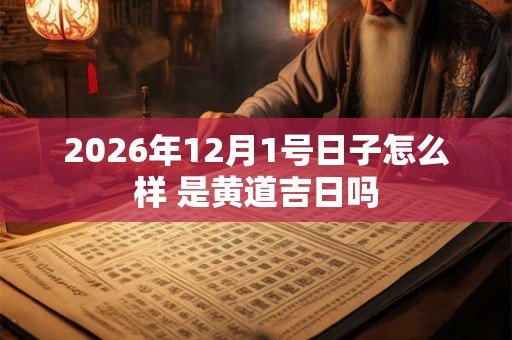 2026年12月1号日子怎么样 是黄道吉日吗