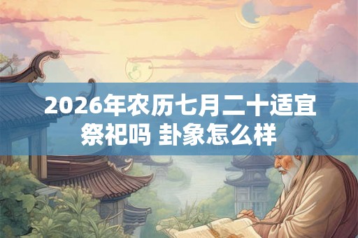 2026年农历七月二十适宜祭祀吗 卦象怎么样