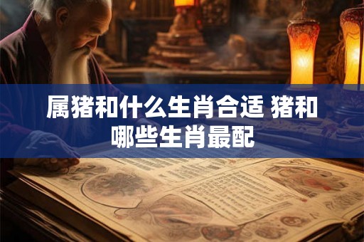 属猪和什么生肖合适 猪和哪些生肖最配