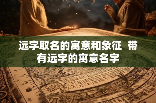 远字取名的寓意和象征 带有远字的寓意名字 远字取名的寓意和象征 带有远字的寓意名字
