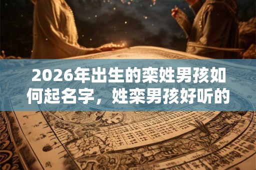 2026年出生的栾姓男孩如何起名字，姓栾男孩好听的名字