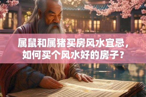属鼠和属猪买房风水宜忌，如何买个风水好的房子？