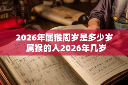 2026年属猴周岁是多少岁  属猴的人2026年几岁