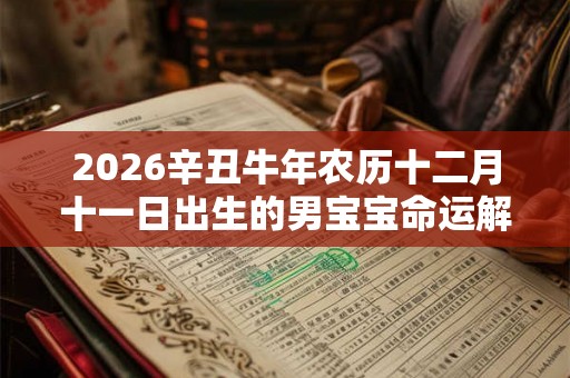 2026辛丑牛年农历十二月十一日出生的男宝宝命运解析！