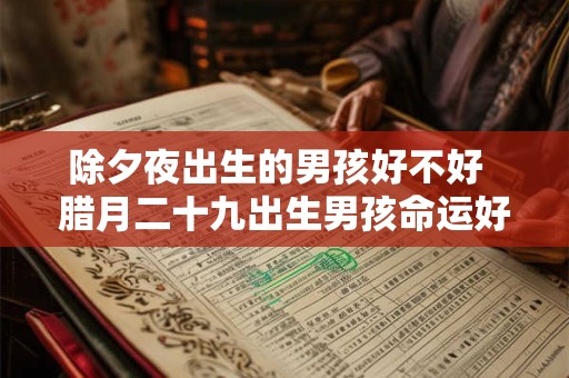 除夕夜出生的男孩好不好 腊月二十九出生男孩命运好吗 除夕夜出生的男孩好不好 腊月二十九出生男孩命运好吗