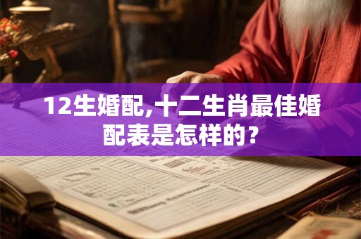 12生婚配,十二生肖最佳婚配表是怎样的? 12生婚配,十二生肖最佳婚配表是怎样的?