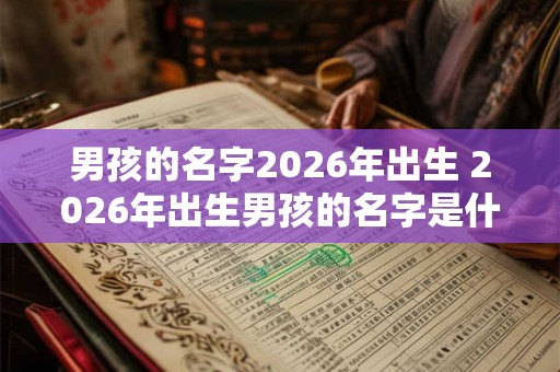 男孩的名字2026年出生 2026年出生男孩的名字是什么