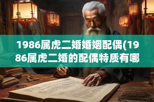 1986属虎二婚婚姻配偶(1986属虎二婚的配偶特质有哪些？)