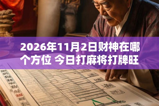 2026年11月2日财神在哪个方位 今日打麻将打牌旺运方位