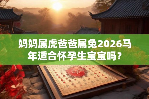 妈妈属虎爸爸属兔2026马年适合怀孕生宝宝吗？
