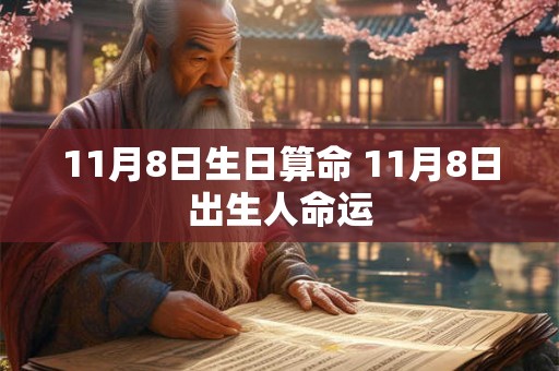 11月8日生日算命 11月8日出生人命运