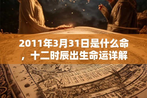 2011年3月31日是什么命，十二时辰出生命运详解