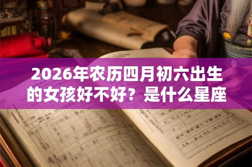 2026年农历四月初六出生的女孩好不好？是什么星座的？