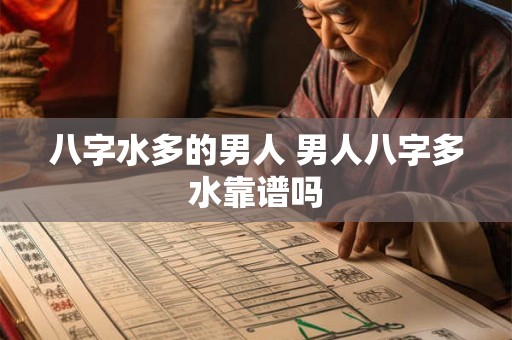 八字水多的男人 男人八字多水靠谱吗