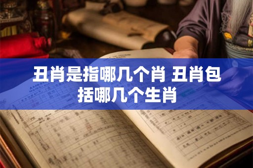 丑肖是指哪几个肖 丑肖包括哪几个生肖