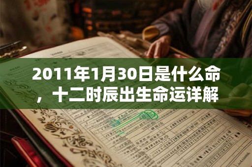 2011年1月30日是什么命，十二时辰出生命运详解