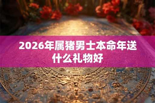 2026年属猪男士本命年送什么礼物好