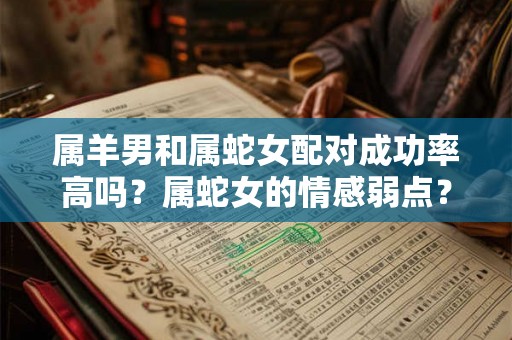 属羊男和属蛇女配对成功率高吗？属蛇女的情感弱点？