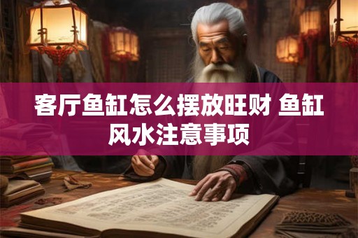 客厅鱼缸怎么摆放旺财 鱼缸风水注意事项