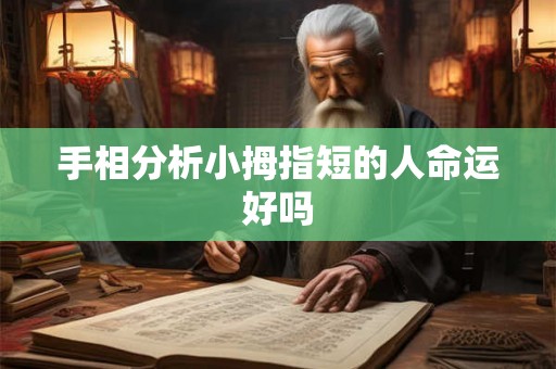 手相分析小拇指短的人命运好吗