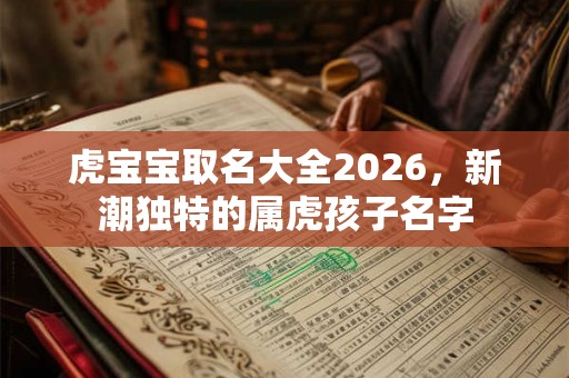 虎宝宝取名大全2026，新潮独特的属虎孩子名字