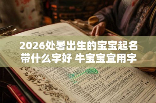 2026处暑出生的宝宝起名带什么字好 牛宝宝宜用字 2026处暑出生的宝宝起名带什么字好 牛宝宝宜用字