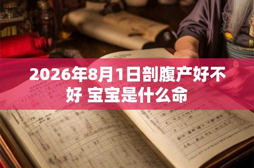 2026年8月1日剖腹产好不好 宝宝是什么命