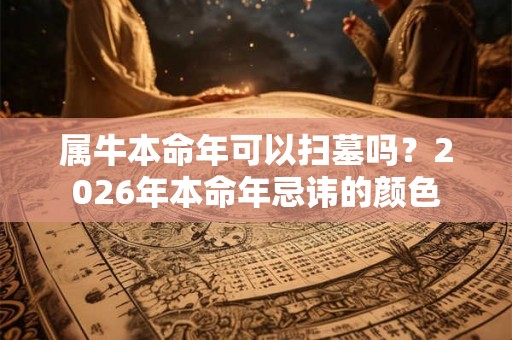 属牛本命年可以扫墓吗？2026年本命年忌讳的颜色