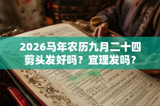 2026马年农历九月二十四剪头发好吗？宜理发吗？