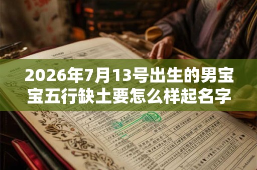 2026年7月13号出生的男宝宝五行缺土要怎么样起名字 2026年7月13号出生的男宝宝五行缺土要怎么样起名字