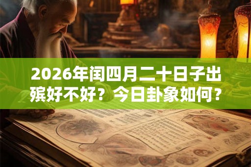 2026年闰四月二十日子出殡好不好？今日卦象如何？