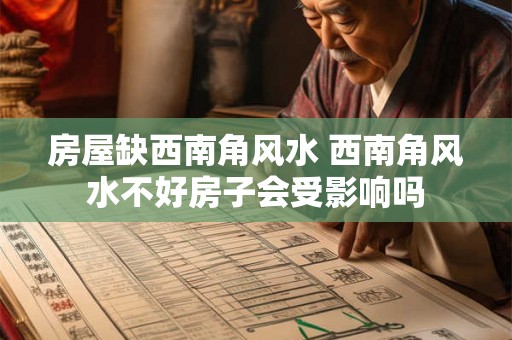 房屋缺西南角风水 西南角风水不好房子会受影响吗