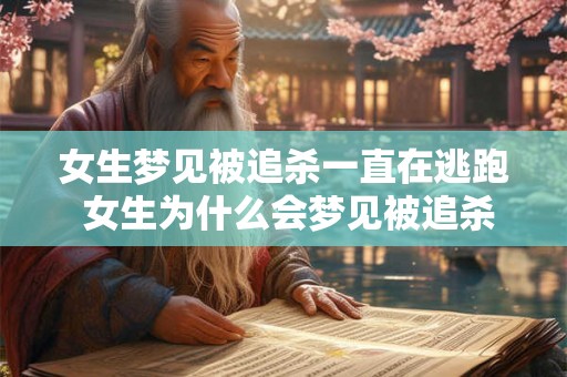 女生梦见被追杀一直在逃跑 女生为什么会梦见被追杀一直在逃跑