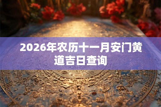 2026年农历十一月安门黄道吉日查询