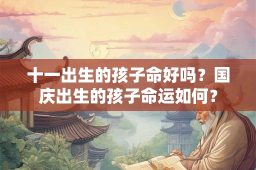 十一出生的孩子命好吗？国庆出生的孩子命运如何？