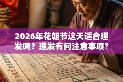 2026年花朝节这天适合理发吗？理发有何注意事项？