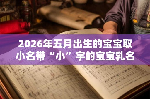 2026年五月出生的宝宝取小名带“小”字的宝宝乳名 2026年五月出生的宝宝取小名带“小”字的宝宝乳名