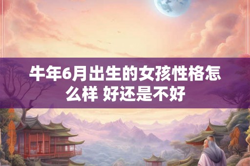 牛年6月出生的女孩性格怎么样 好还是不好