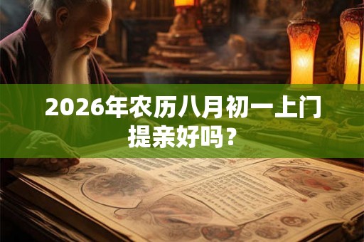 2026年农历八月初一上门提亲好吗? 2026年农历八月初一上门提亲好吗?