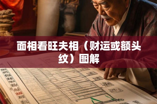 面相看旺夫相（财运或额头纹）图解
