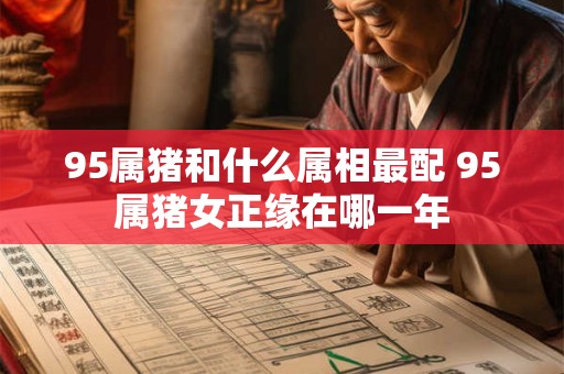 95属猪和什么属相最配 95属猪女正缘在哪一年