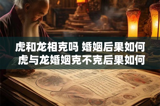 虎和龙相克吗 婚姻后果如何 虎与龙婚姻克不克后果如何 虎和龙相克吗 婚姻后果如何 虎与龙婚姻克不克后果如何